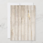 Camping Weekend Bachelorette Einladung (Rückseite)