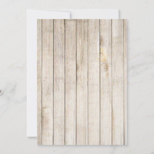 Camping Weekend Bachelorette Einladung (Rückseite)