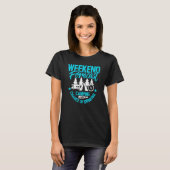 Camping Weekend Forecast Campfire Camp Drinks T-Shirt (Vorne ganz)