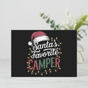 Camping Weihnachten Santas Lieblingscamper-Geschen