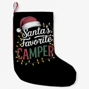 Camping Weihnachten Santas Lieblingscamper-Geschen Kleiner Weihnachtsstrumpf