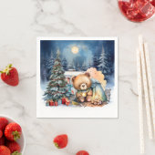 Camping Weihnachten Thema für Camper Serviette (Beispiel)