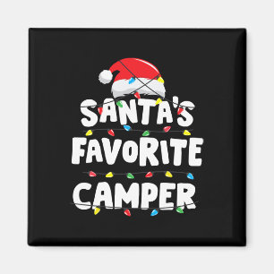 Camping-Weihnachts-Camper Santa Claus Lieblings-Lu Magnet