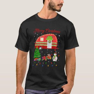 Camping Weihnachts-Happy Camper Xmas Camp Geschenk T-Shirt