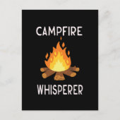 Camping - Whisperer am Campfire Postkarte (Vorderseite)