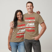 Camping wo Freunde und Marshmallowsost T-Shirt (Unisex)