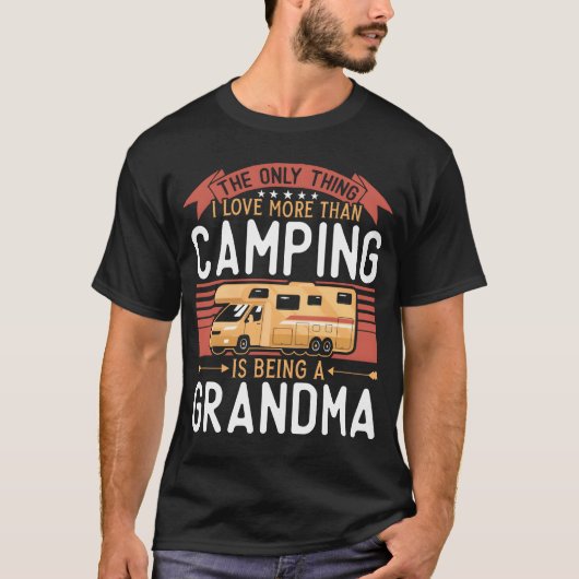 Camping Wohnmobil lustig T-Shirt (Vorderseite)