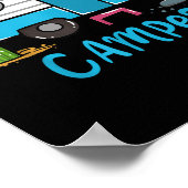 Camping Wohnmobil Rv Poster (Ecke)