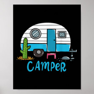 Camping Wohnmobil Rv Poster