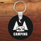 Camping Wohnwagen Anhänger Schlüsselanhänger (Vorderseite)