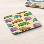 Camping-Wohnwagen Getränkeuntersetzer (Linke Seite)