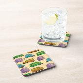 Camping-Wohnwagen Getränkeuntersetzer (Rechte Seite)