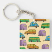 Camping-Wohnwagen Schlüsselanhänger (Vorderseite)