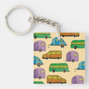 Camping-Wohnwagen Schlüsselanhänger