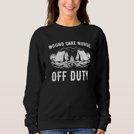 Camping Wound Care Krankenpfleger Sweatshirt (Vorderseite)