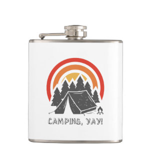 Camping, Yay! Flachmann