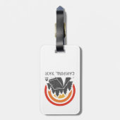 Camping, Yay! Gepäckanhänger (Rückseite vertikal)