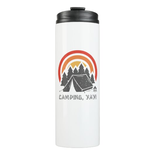 Camping, Yay! Thermosbecher (Vorderseite)