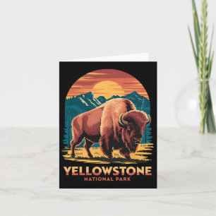 Camping Yellowstone Nationalpark Bison Wil Karte
