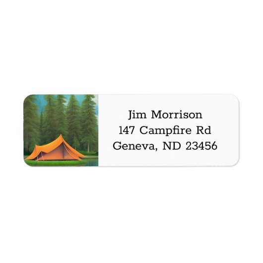 Camping | Zelt am See und an den Bergen (Vorne)