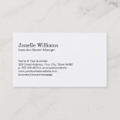 Camping Zelt im Wald | Sky Visitenkarte (Rückseite)