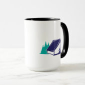 Camping Zelt im Wald Tasse (VorderseiteRechts)