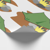 Camping Zelt und Campfire Abenteuer im Freien Geschenkpapier