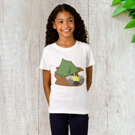 Camping Zelt und Campfire Abenteuer im Freien T-Shirt