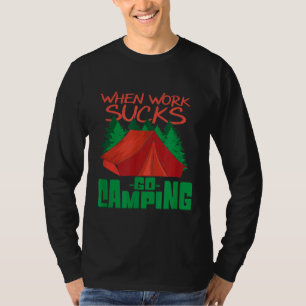 Camping Zelte Außenbereich T-Shirt