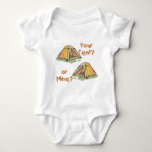 Camping-Zelte Baby Strampler (Vorderseite)