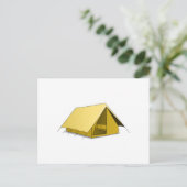 Camping Zent Postkarte (Stehend Vorderseite)