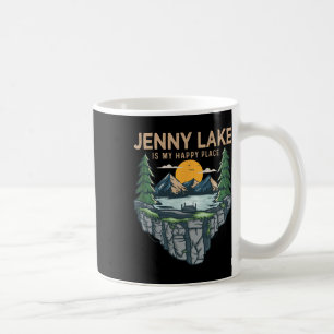 Camping zum Angeln - Mein glücklicher Platz Jenny  Kaffeetasse