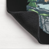 Camping zum Angeln - Mein glücklicher Platz Jenny Mousepad (Ecke)