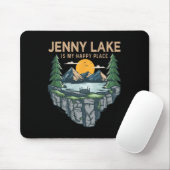 Camping zum Angeln - Mein glücklicher Platz Jenny Mousepad (Mit Mouse)
