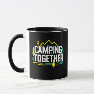 Camping zusammen, Sommercamp-Tasse Tasse