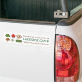 Campingberater Campfire Kompass Autoaufkleber (Auf Lkw)