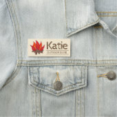 Campingberater Wandern Campfeuer Außenhilfe Namensschild (Beispiel)