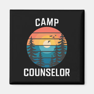 Campingbetreuer-Shirt Camper Sommer Camping-Person Magnet