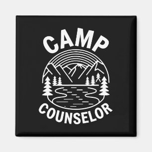 Campingbetreuer-Shirt Camper Sommer Campingpersona Magnet