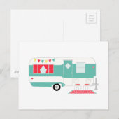Campingbus Postkarte (Vorne/Hinten)