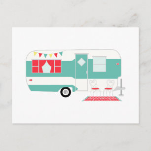 Campingbus Postkarte