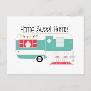 Campingbus Postkarte