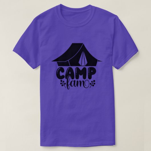 Campingfam01 T-Shirt (Design vorne)