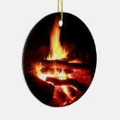 Campingfeuer Keramik Ornament (Rechts)