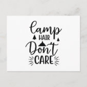Campinghaare sind egal postkarte (Vorderseite)