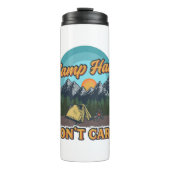 Campinghaare sind egal thermosbecher (Vorderseite)