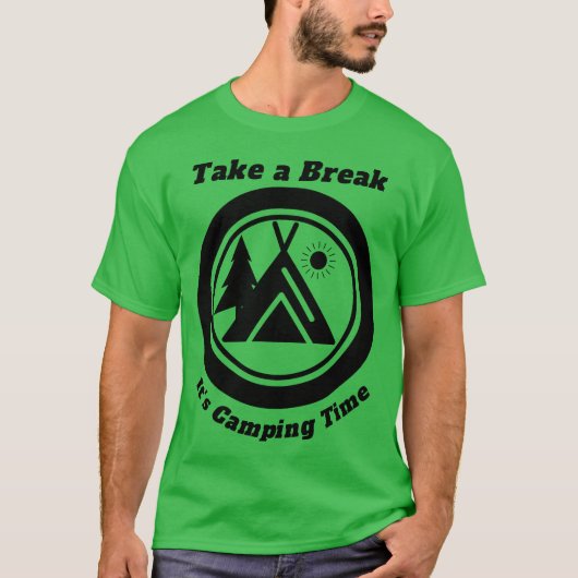 Campingime Freunde T-Shirt (Vorderseite)