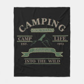 Campingleben im Freien Camping Fleecedecke (Vorderseite)