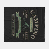 Campingleben im Freien Camping Fleecedecke (Vorderseite (Horizontal))