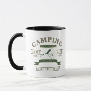 Campingleben im Freien Camping Tasse